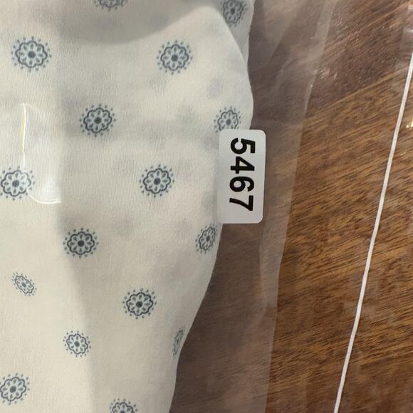 Ted Baker Shirt Mens Extra Large White Blue Floral Dot Button Up Dress Casual‎ - Picture 10 of 10